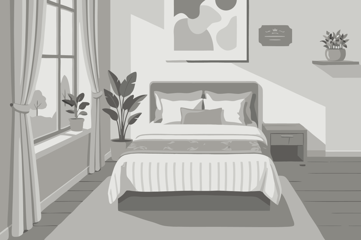 High Floor One-Bedroom King Suite with City View, Sofa Bed and Roll-In Shower - Mobility Access/Hearing Accessible